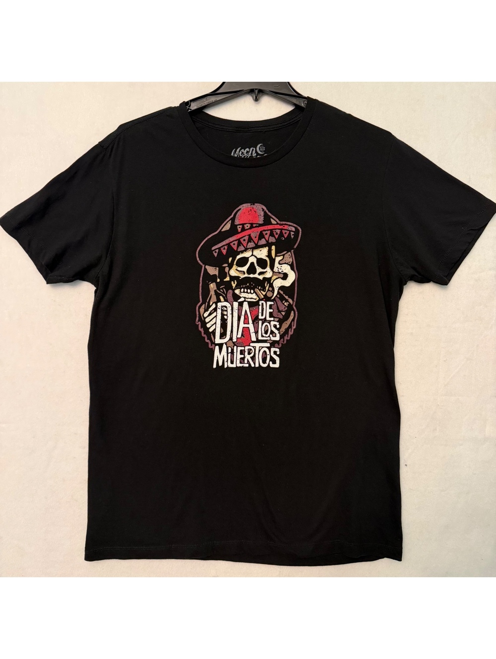 MoonShine Spirit By Brad Paisley Black "Dia De Los Muertos" Black T-Shirt SZ XL